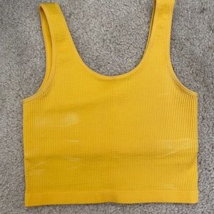 Yellow Crop Top